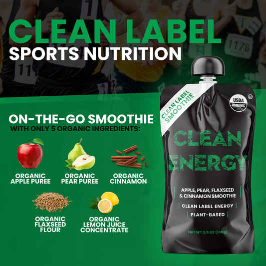 Clean Energy 8 pack - Apple, Pear, Flaxseed, Cinnamon Smoothie